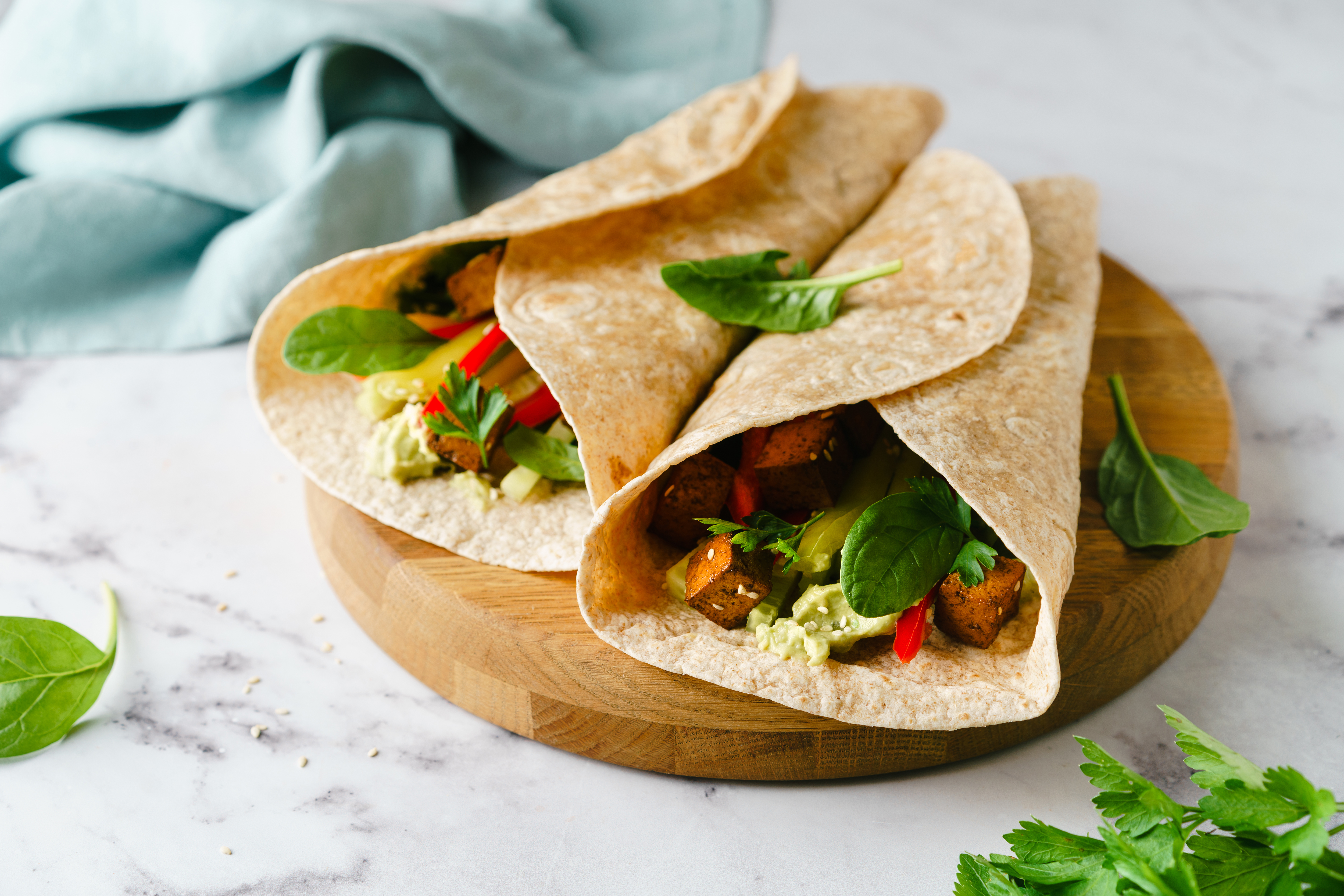 Fresh veggie wraps with tofu (11).jpg